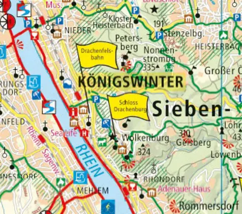 Bild: 9783747301579 | Publicpress Radkarte Köln, Bonn, Koblenz 1:100.000 | (Land-)Karte