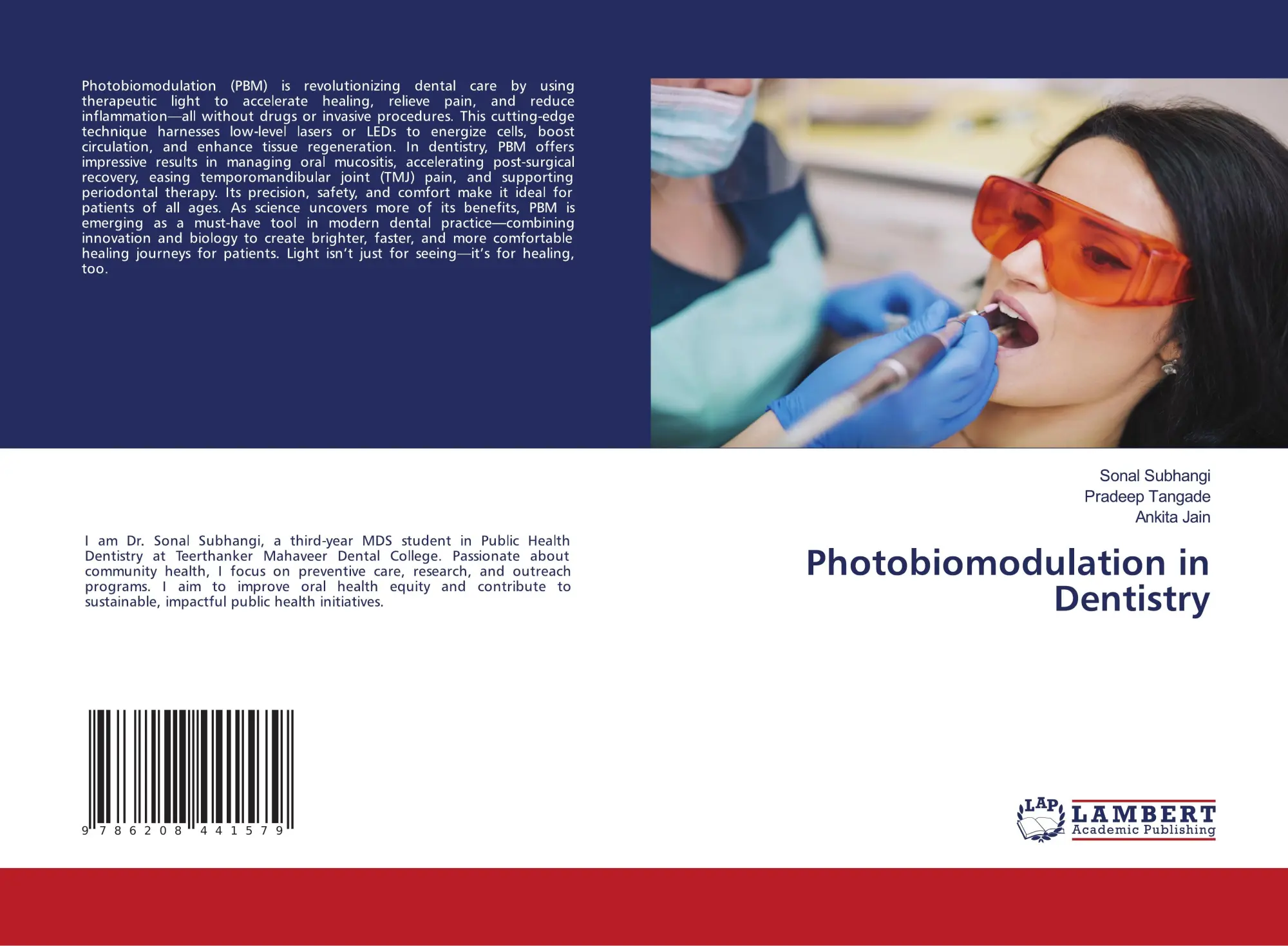 Cover: 9786208441579 | Photobiomodulation in Dentistry | Sonal Subhangi (u. a.) | Taschenbuch