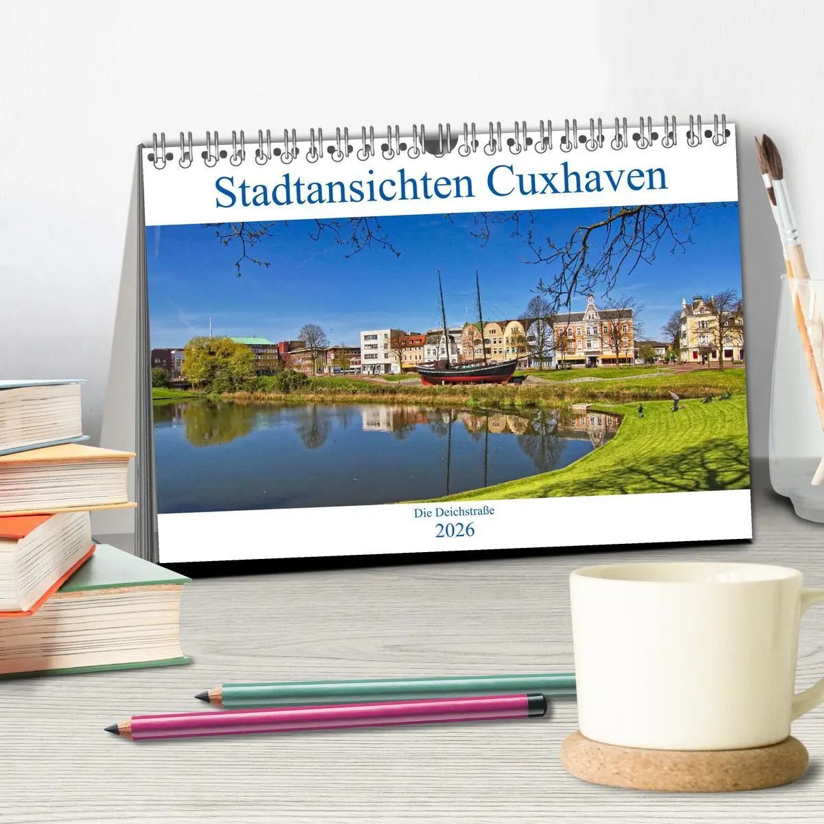 Bild: 9783457771679 | Stadtansichten Cuxhaven (Tischkalender 2026 DIN A5 quer), CALVENDO...