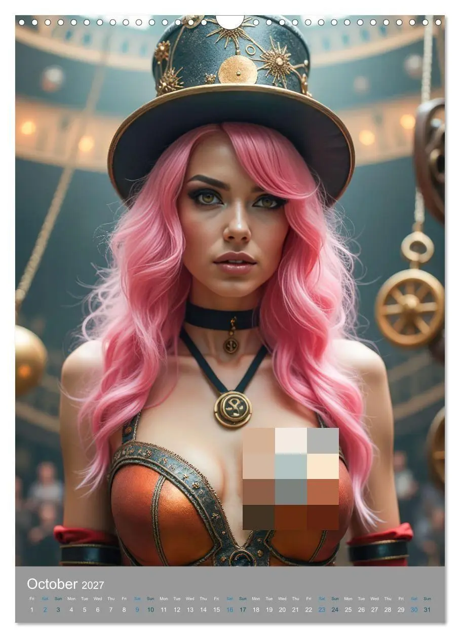 Bild: 9783516861679 | Steampunk Circus Dreams (Wall Calendar 2027 DIN A3 portrait),...