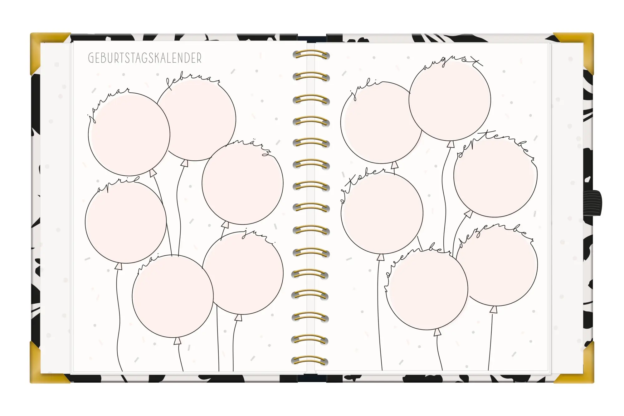 Bild: 9783986361679 | Terminplaner A5 Premium 2026 Blumen | Premium-Terminplaner | Original