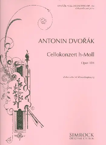 Cover: 9790221101679 | Cellokonzert H-Moll Op. 104 | Antonin Leopold Dvorak | Klavierauszug