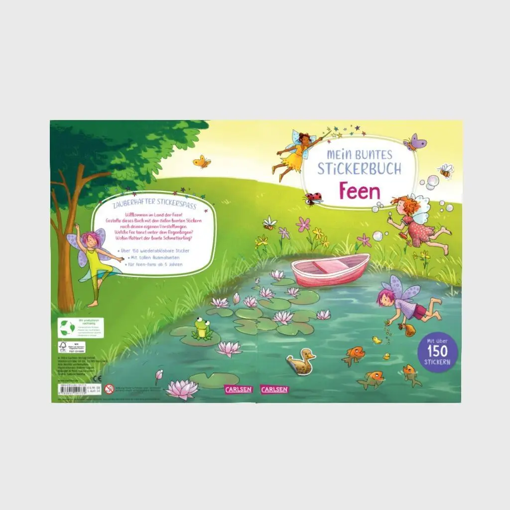 Bild: 9783551191779 | Mein buntes Stickerbuch: Feen | Laura Leintz | Broschüre | 24 S.