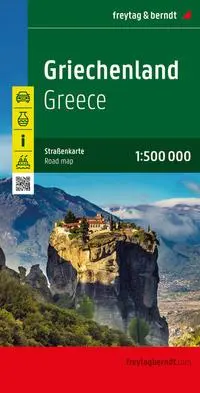 Cover: 9783707921779 | Griechenland, Straßenkarte 1:500.000, freytag &amp; berndt | berndt | 2022