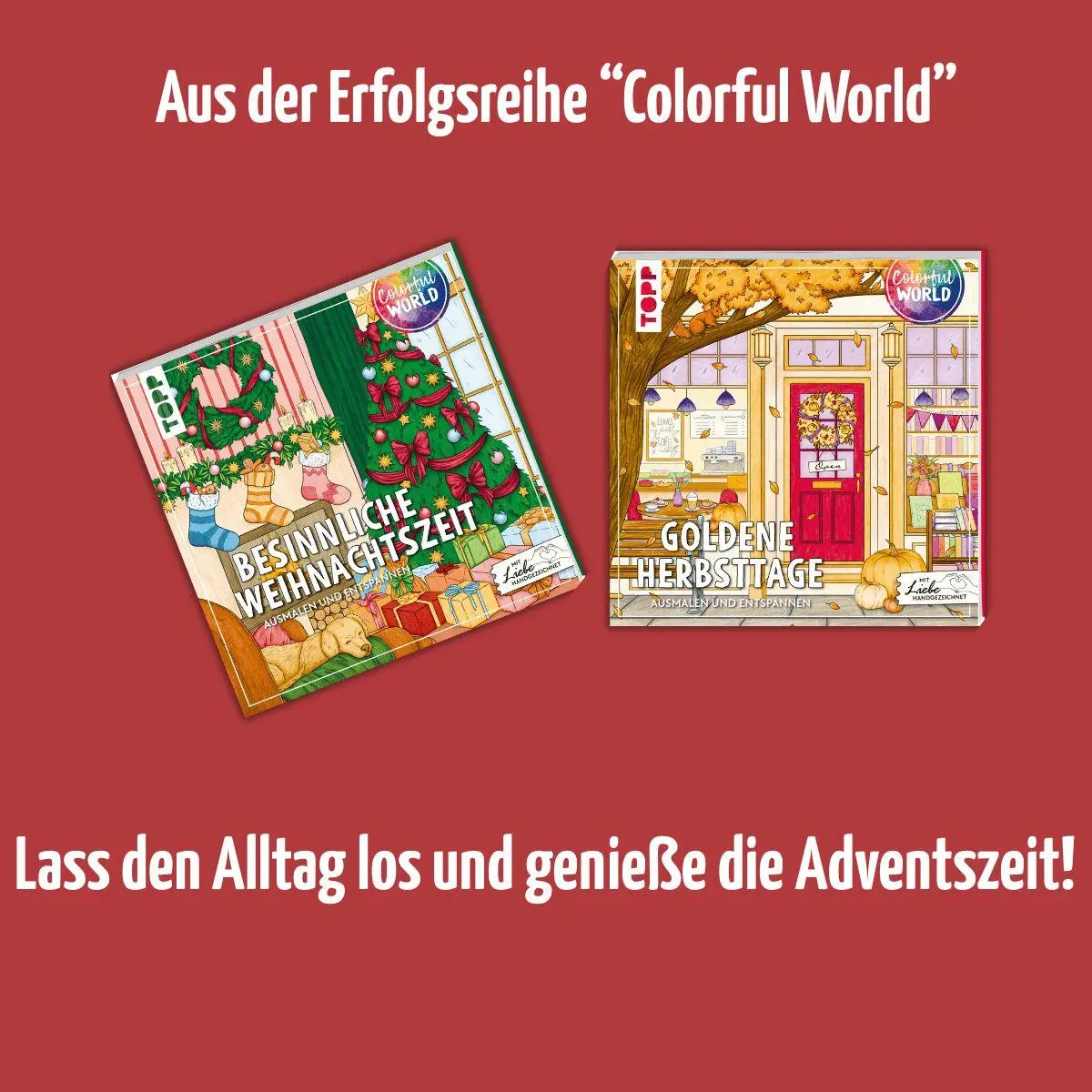 Bild: 9783735881779 | Colorful World - Besinnliche Weihnachtszeit | Ausmalen &amp; entspannen
