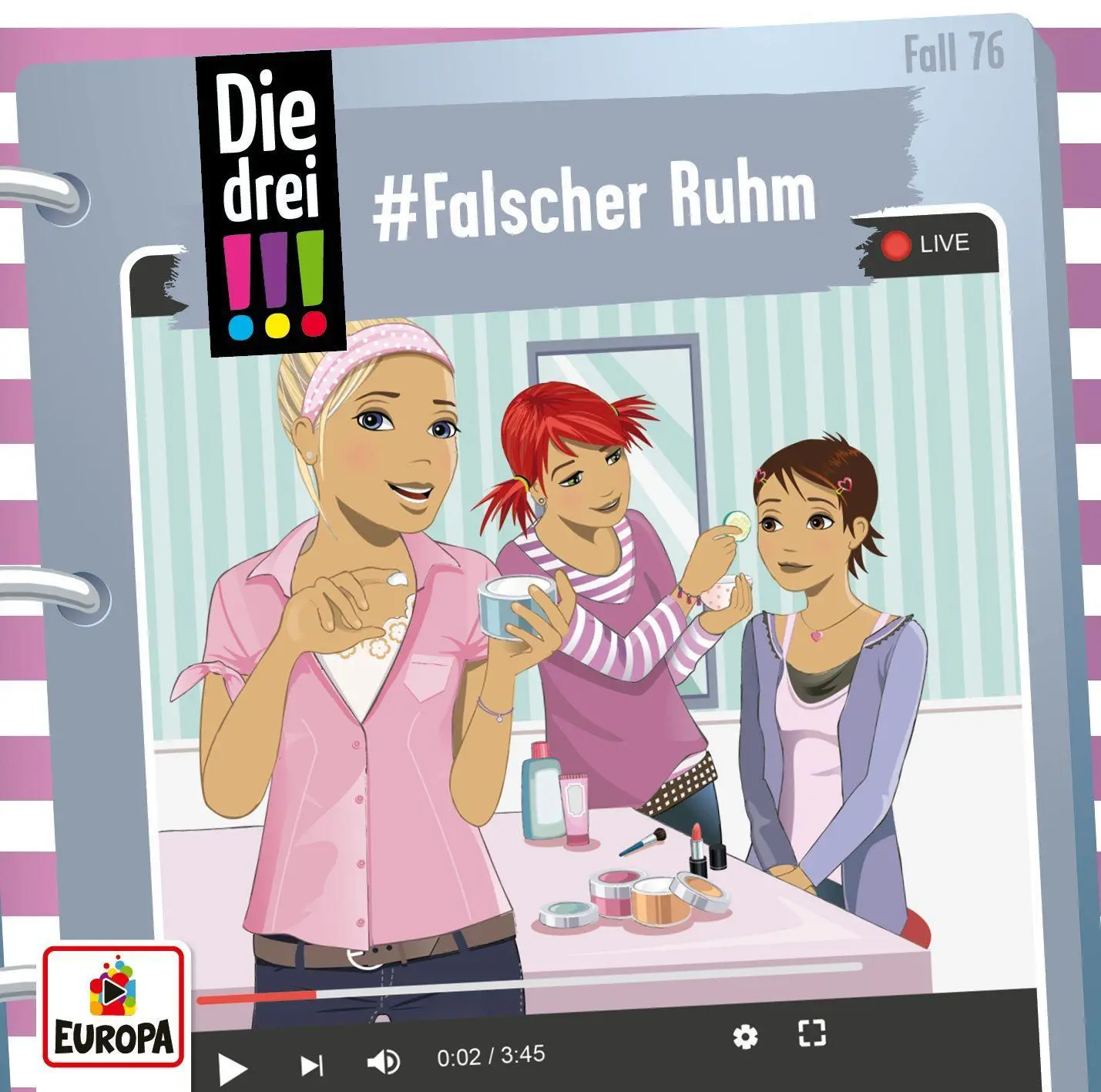 Cover: 9783803261779 | Die drei !!! 76. Falscher Ruhm | Ann-Katrin Heger | Audio-CD | 82 Min.