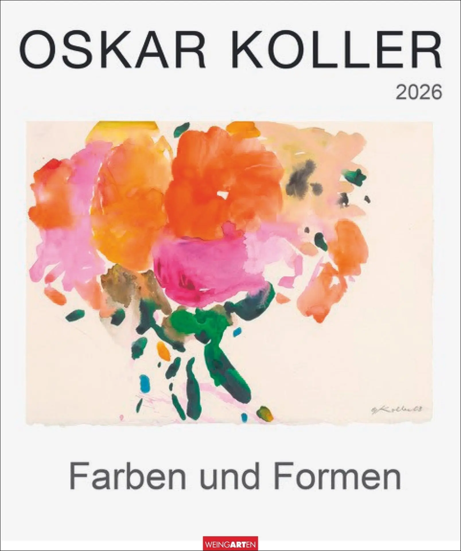 Cover: 9783839901779 | Oskar Koller - Farben und Formen Kalender 2026 - Farben und Formen