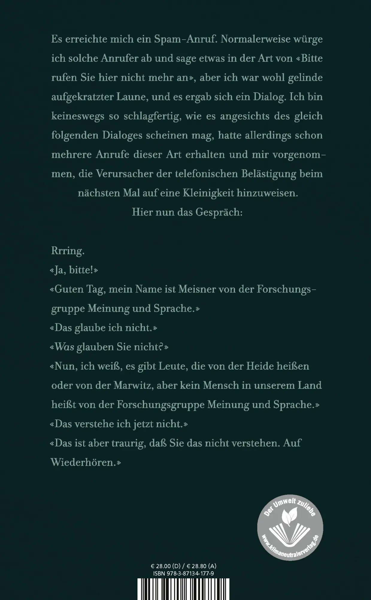Rückseite: 9783871341779 | Lippen abwischen und lächeln | Max Goldt | Buch | 512 S. | Deutsch