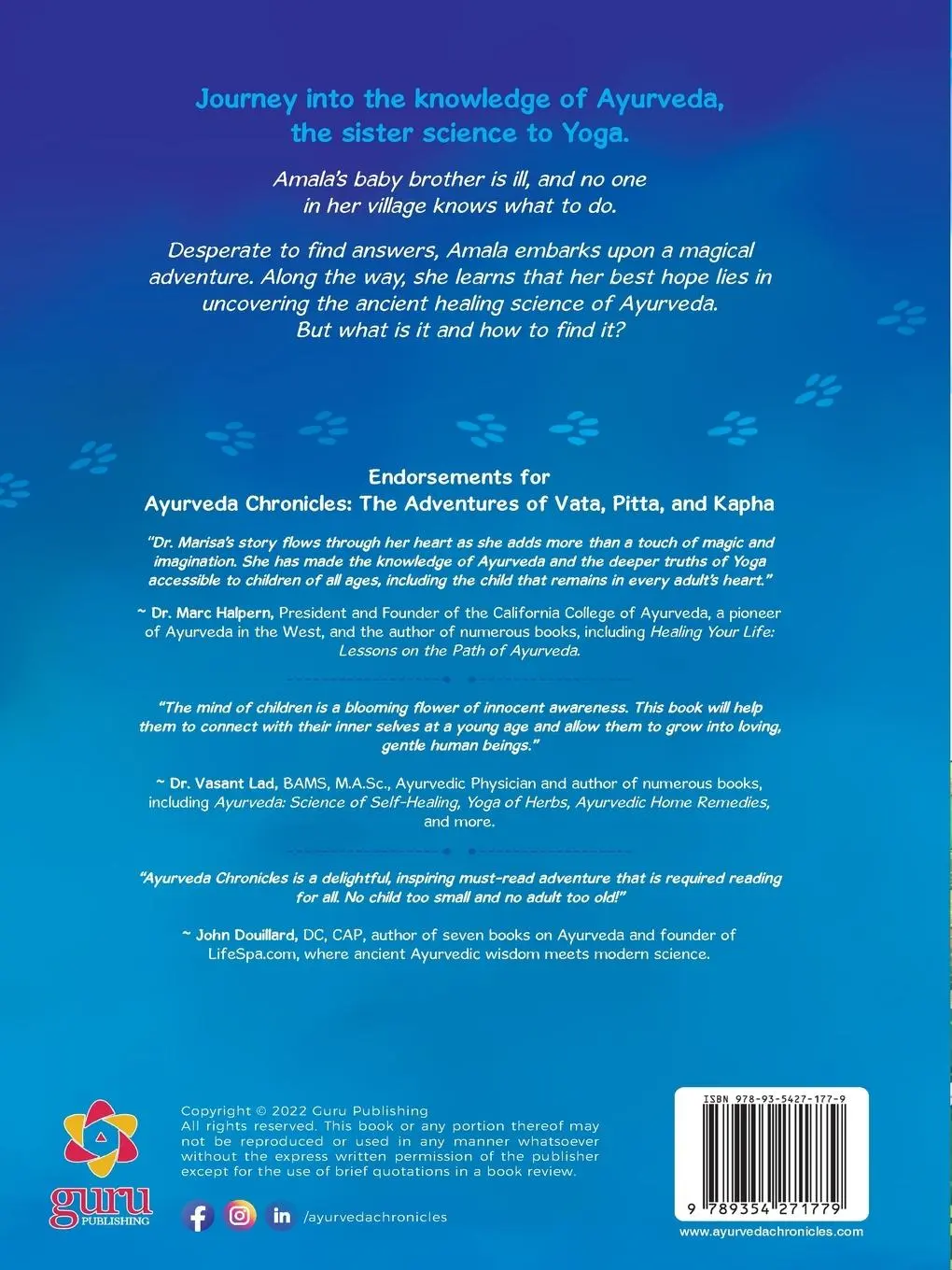Rückseite: 9789354271779 | Ayurveda Chronicles | The Adventures of Vata, Pitta and Kapha | Buch