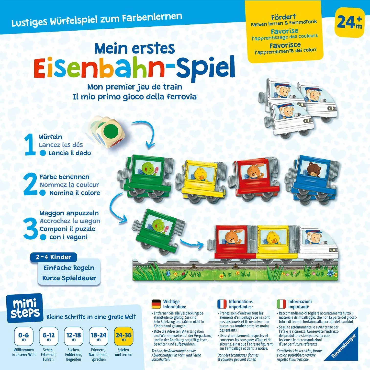 Bild: 4005556041879 | Mein erstes Eisenbahn-Spiel | Spiel | ministeps | Deutsch | 2021