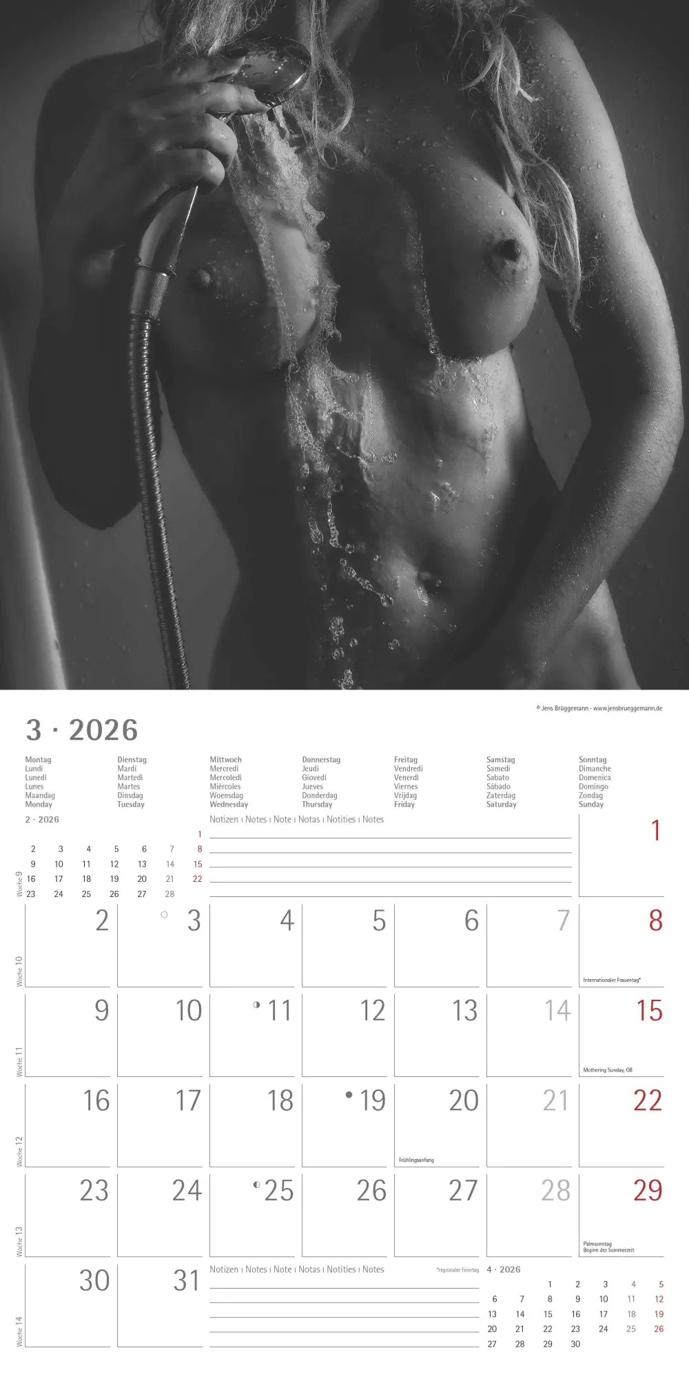 Bild: 4069095001879 | Feminine 2026 - Broschürenkalender 30x30 cm (30x60 geöffnet) -...