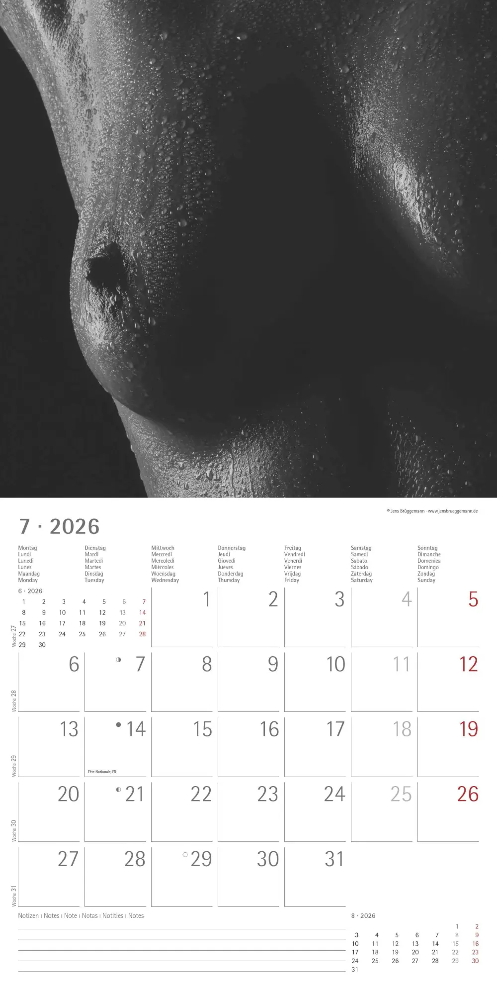 Bild: 4069095001879 | Feminine 2026 - Broschürenkalender 30x30 cm (30x60 geöffnet) -...