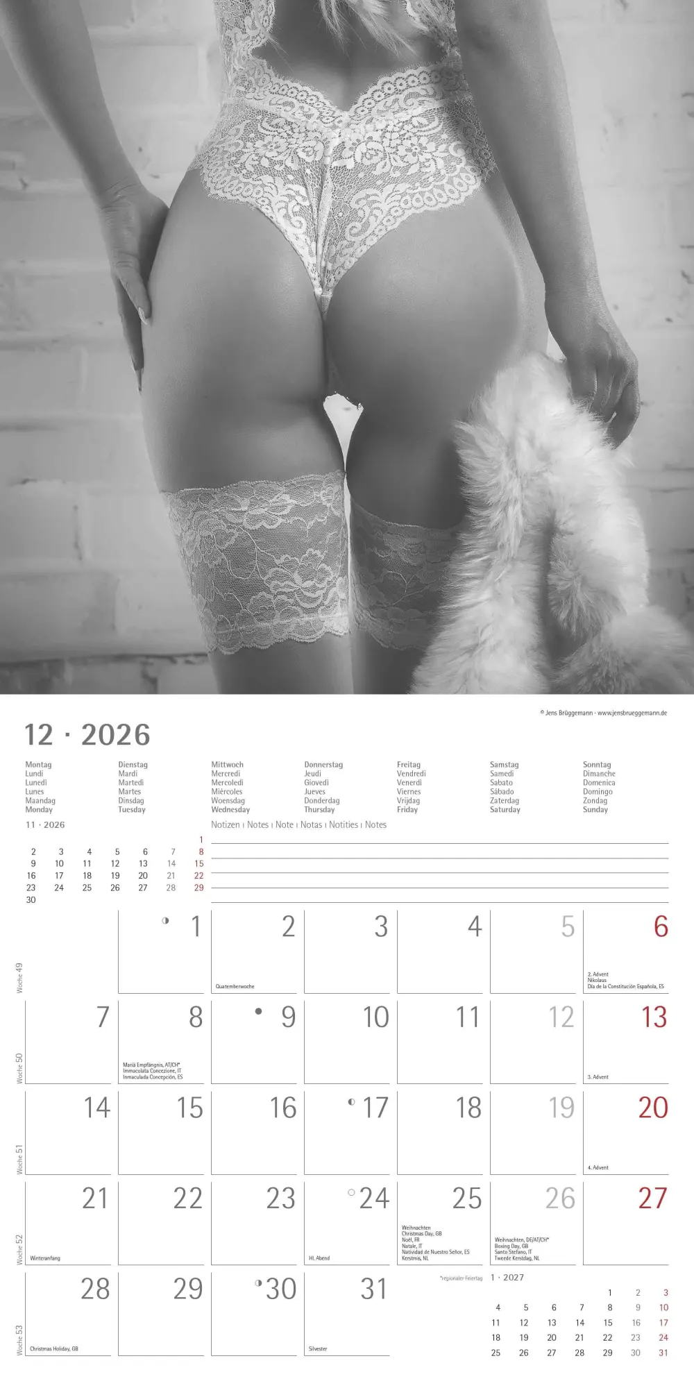 Bild: 4069095001879 | Feminine 2026 - Broschürenkalender 30x30 cm (30x60 geöffnet) -...