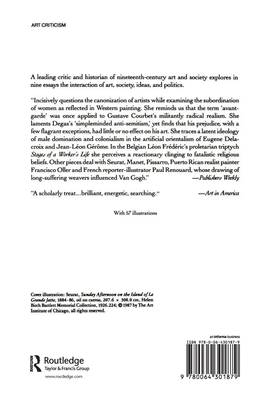 Rückseite: 9780064301879 | The Politics Of Vision | Essays On Nineteenth-century Art And Society