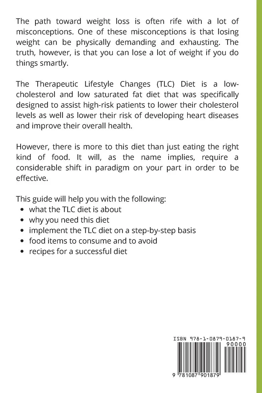 Rückseite: 9781087901879 | TLC Diet | A Beginner's Overview and Review with Recipes | Ackerberg