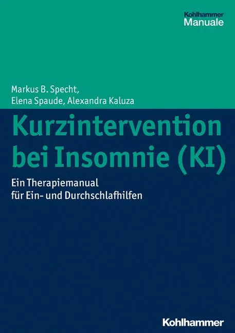 Cover: 9783170241879 | Kurzintervention bei Insomnie (KI) | Specht | Taschenbuch | 130 S.
