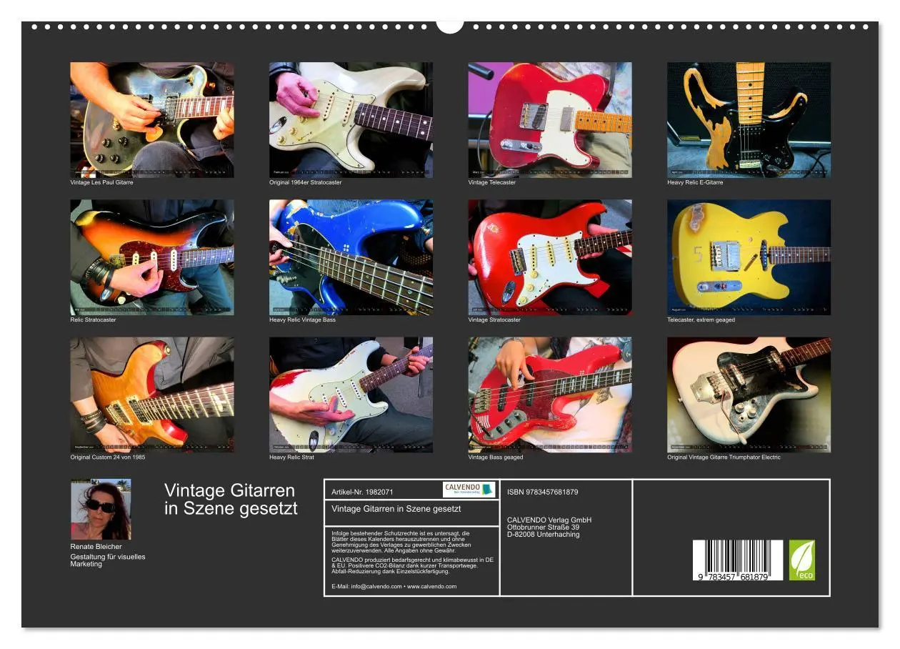 Bild: 9783457681879 | Vintage Gitarren in Szene gesetzt (hochwertiger Premium...