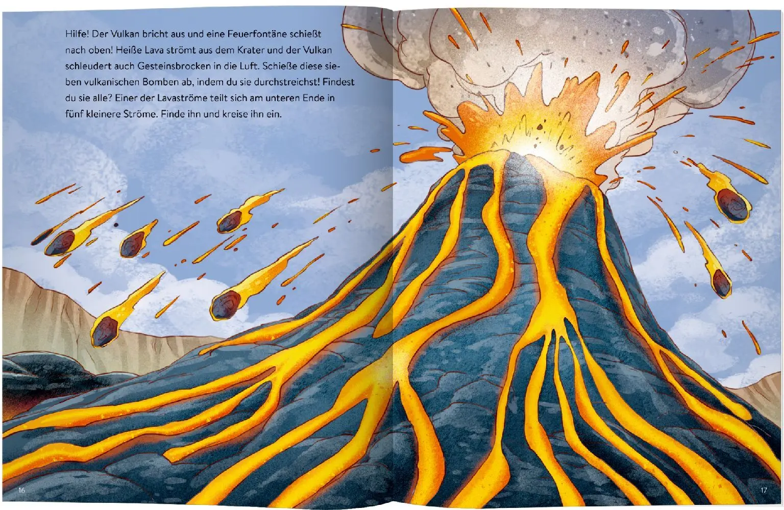 Bild: 9783649671879 | Der Feuer speiende Vulkan (Lenny Hunter) | Fresquet | Taschenbuch