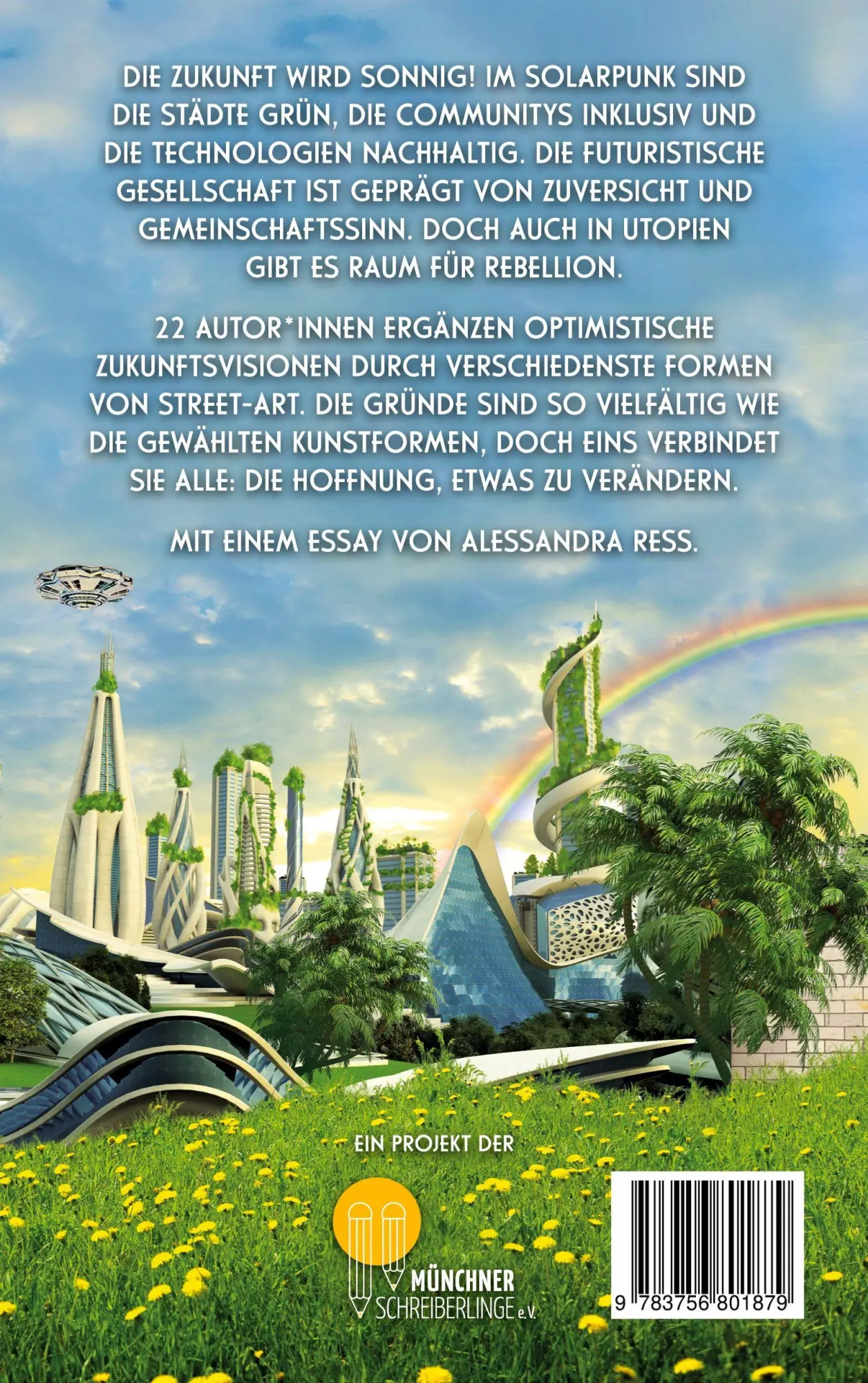 Rückseite: 9783756801879 | Sonnenseiten | Street-Art trifft Solarpunk | Tino Falke (u. a.) | Buch