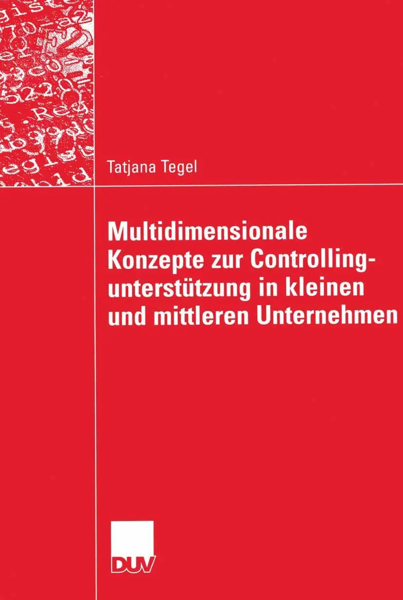 Cover: 9783824421879 | Multidimensionale Konzepte zur Controllingunterstützung in kleinen...