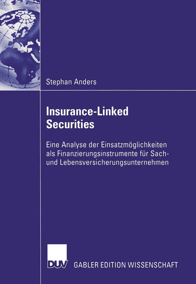 Cover: 9783835001879 | Insurance-Linked Securities | Stephan Anders | Taschenbuch | xx | 2005