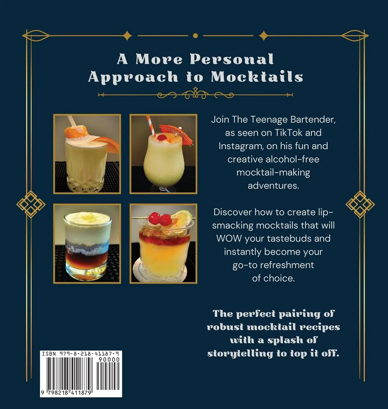 Rückseite: 9798218411879 | Mocktail Guide | The Teenage Bartender | Jack Tindle | Buch | Englisch