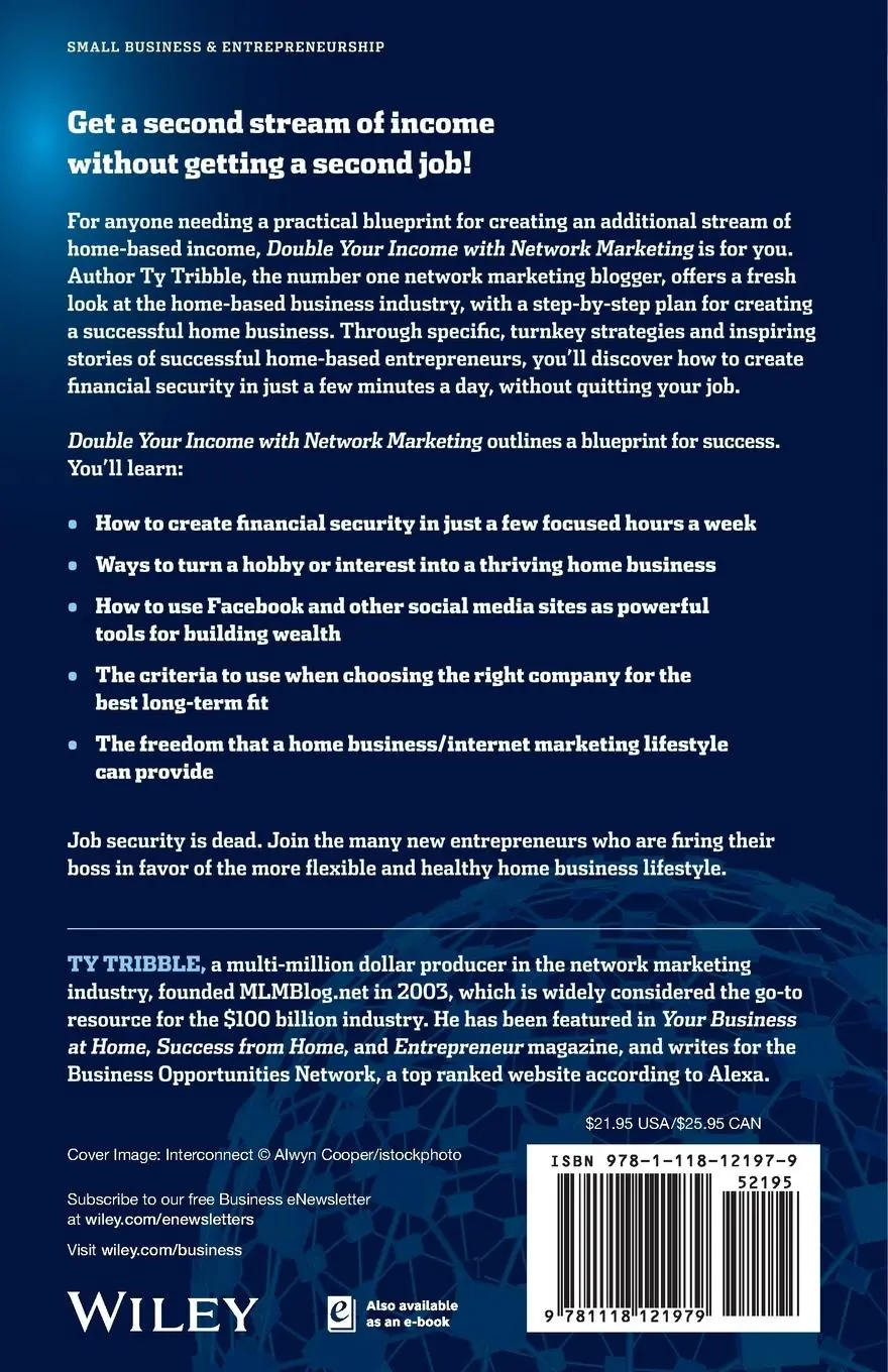 Rückseite: 9781118121979 | Double Your Income with Network Marketing | Ty Tribble | Taschenbuch
