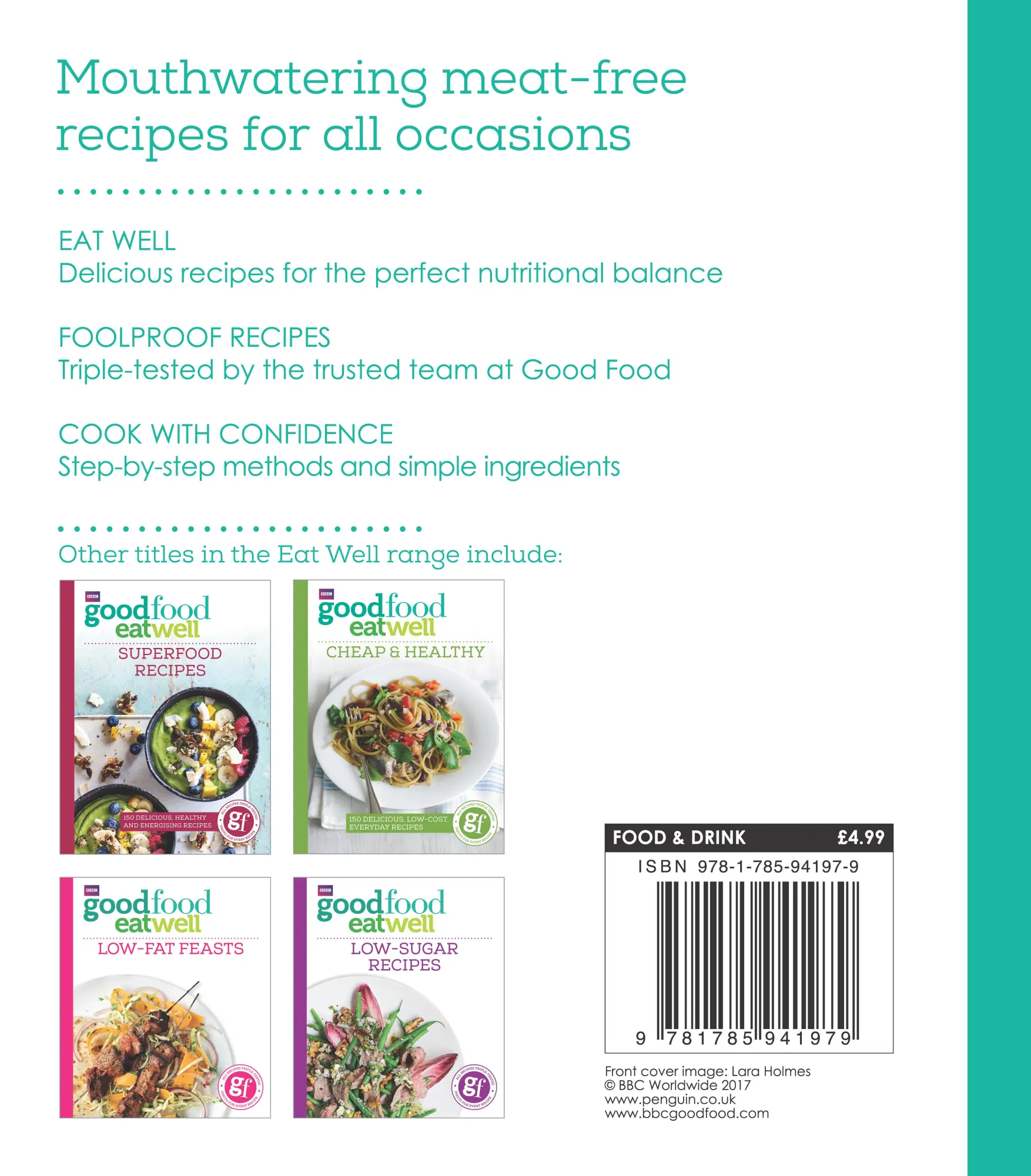 Rückseite: 9781785941979 | Good Food Eat Well: Vegetarian and Vegan Dishes | Good Food | Buch