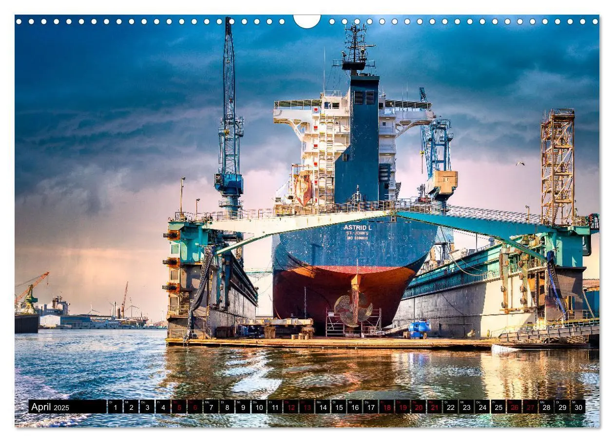 Bild: 9783435101979 | BREMERHAVEN Maritimes in der Seestadt (Wandkalender 2025 DIN A3...