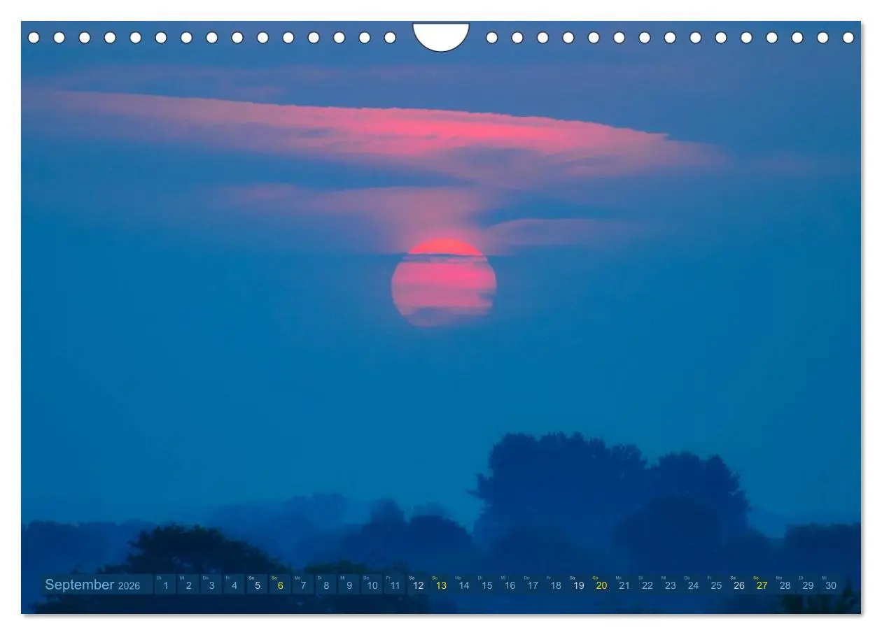 Bild: 9783516211979 | Die Sonne - 2026 (Wandkalender 2026 DIN A4 quer), CALVENDO...