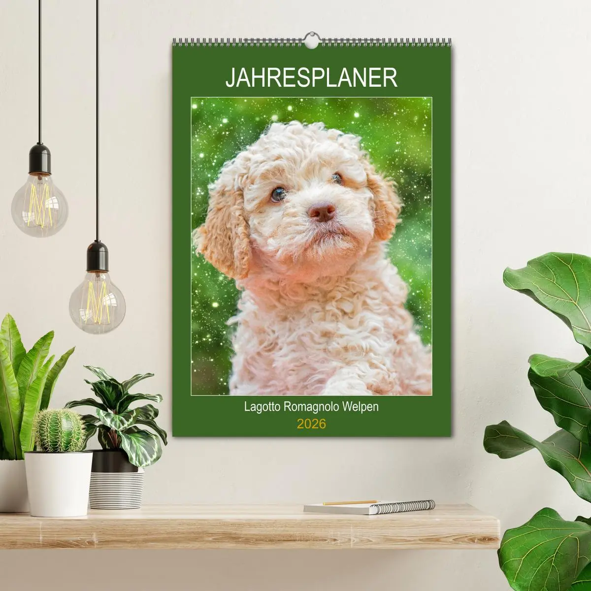 Bild: 9783516381979 | Jahresplaner Lagotto Romagnolo Welpen (Wandkalender 2026 DIN A2...