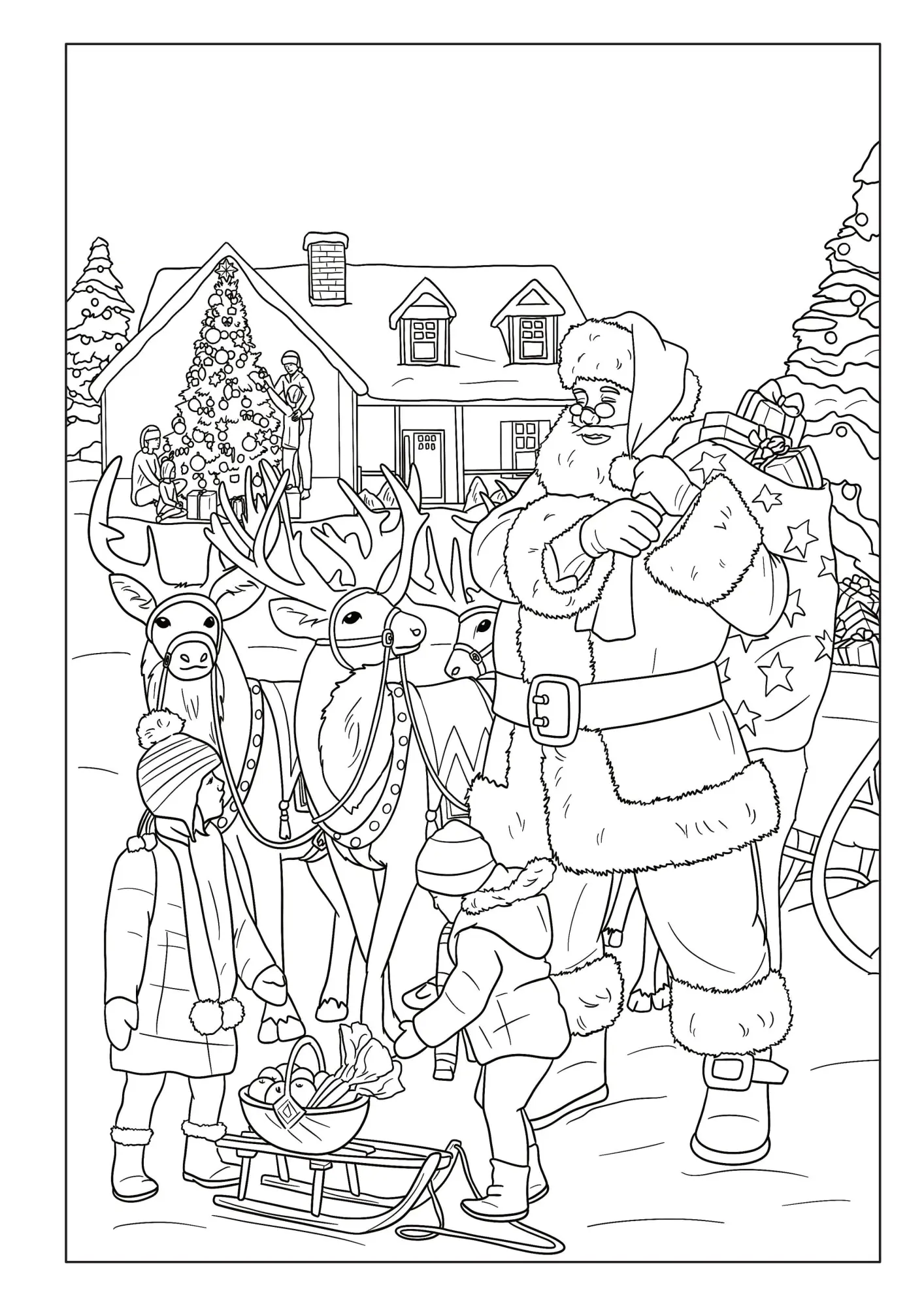 Bild: 9783986571979 | Malbuch Weihnachten für die ganze Familie mit 50 festlichen...