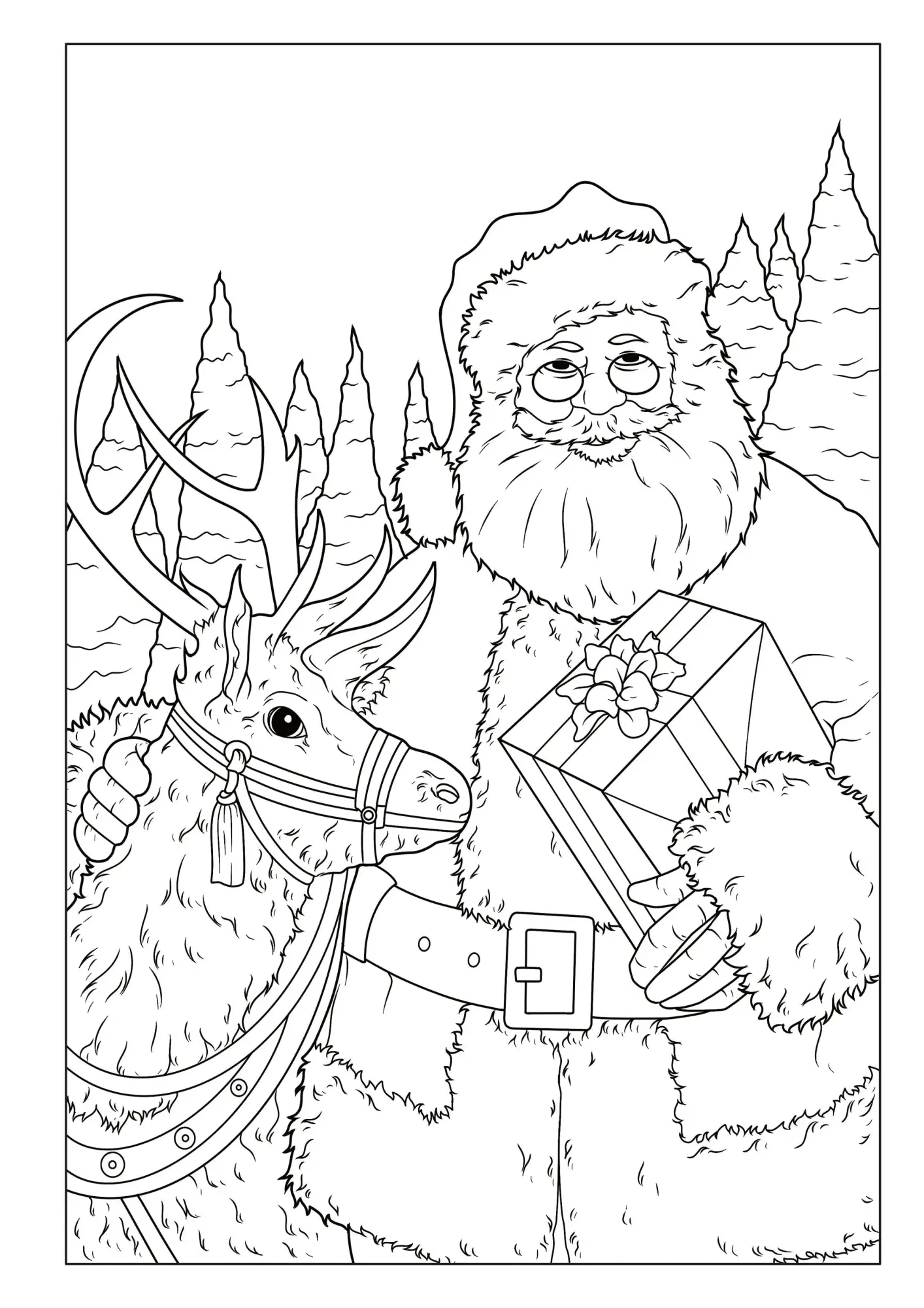 Bild: 9783986571979 | Malbuch Weihnachten für die ganze Familie mit 50 festlichen...