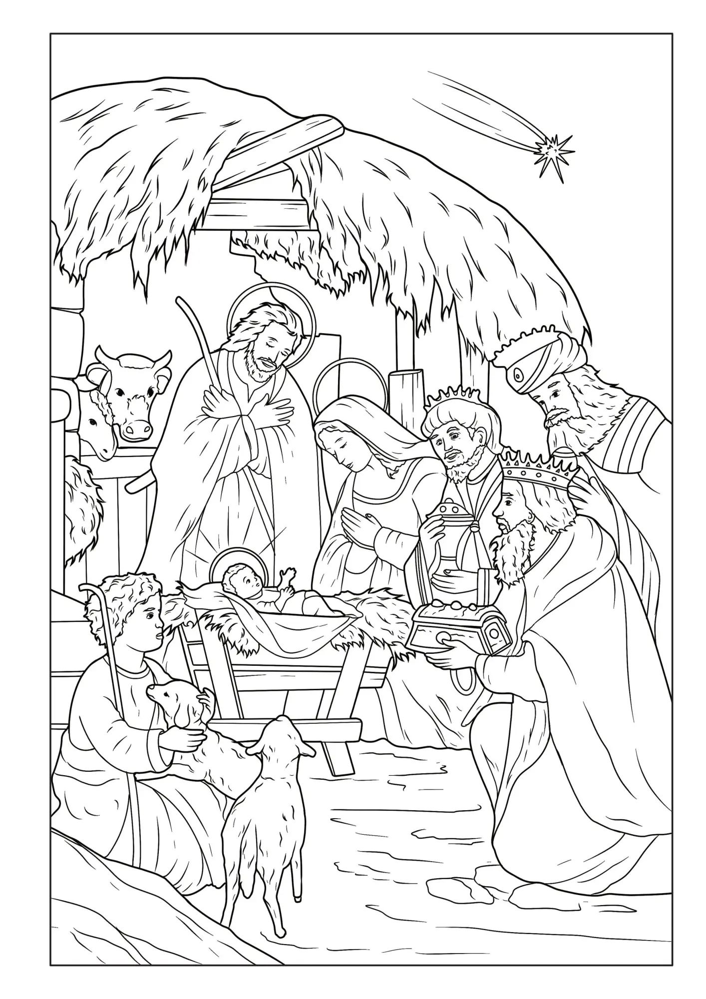 Bild: 9783986571979 | Malbuch Weihnachten für die ganze Familie mit 50 festlichen...