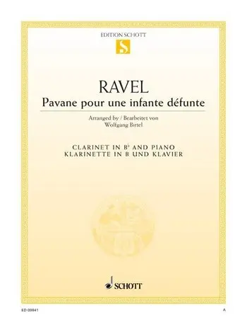 Cover: 9790001151979 | Pavane pour une infante défunte für Klarinette und Klavier | Ravel