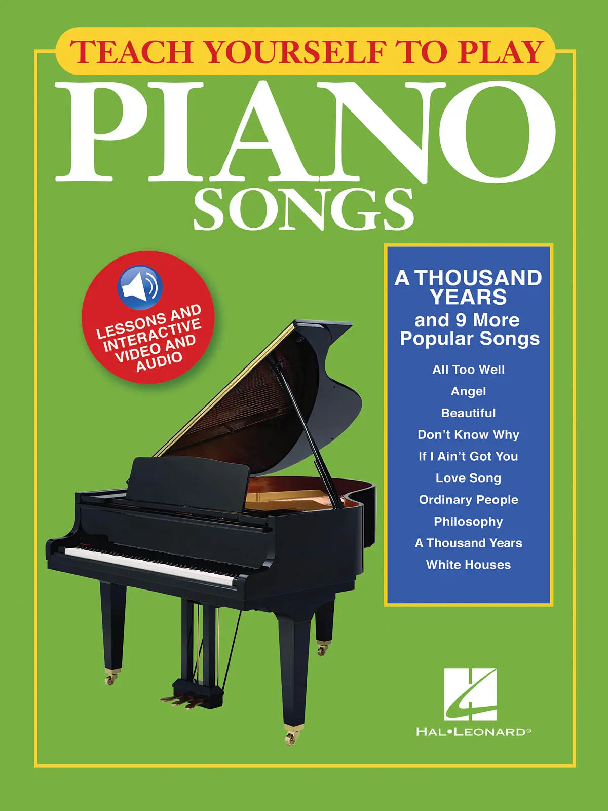 Cover: 888680082079 | Teach Yourself to Play Piano Songs: A Thousand Years &amp; 9 More...