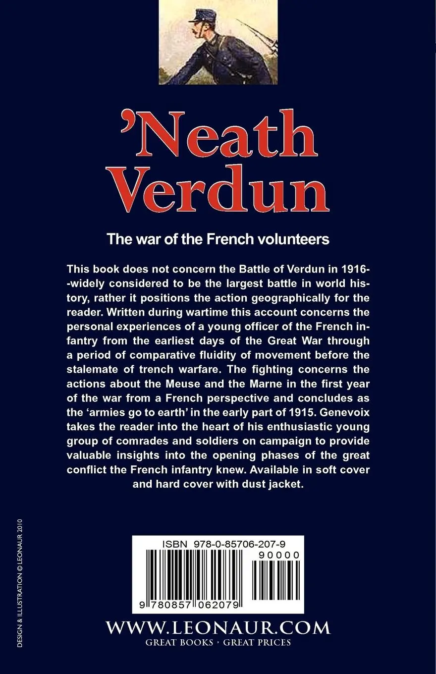 Rückseite: 9780857062079 | 'Neath Verdun | Maurice Genevoix | Taschenbuch | Englisch | 2010