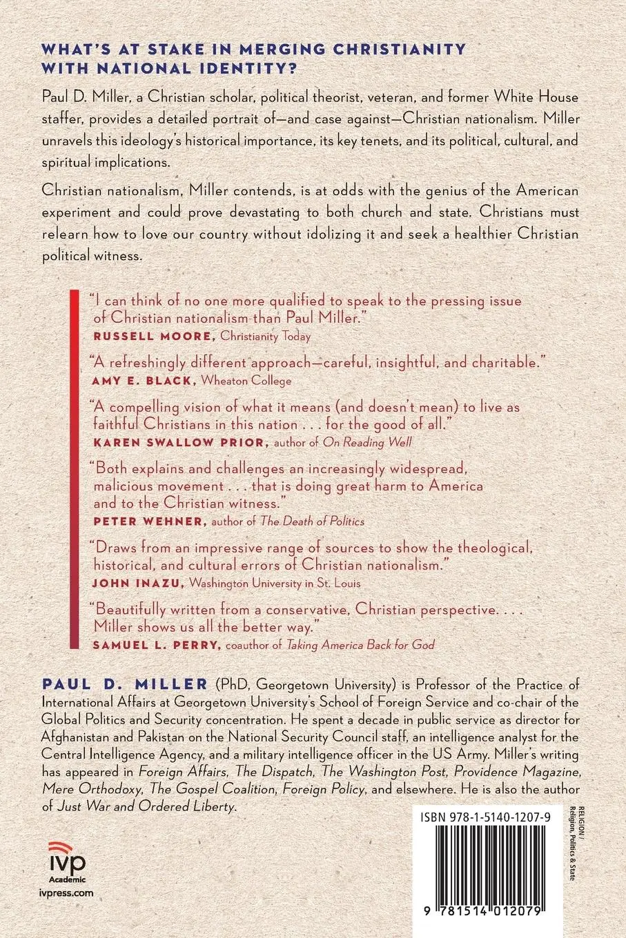 Rückseite: 9781514012079 | The Religion of American Greatness | Paul D. Miller | Taschenbuch