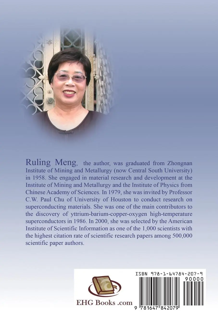 Rückseite: 9781647842079 | High Temperature Superconductor and Me | Ruling Meng | Taschenbuch