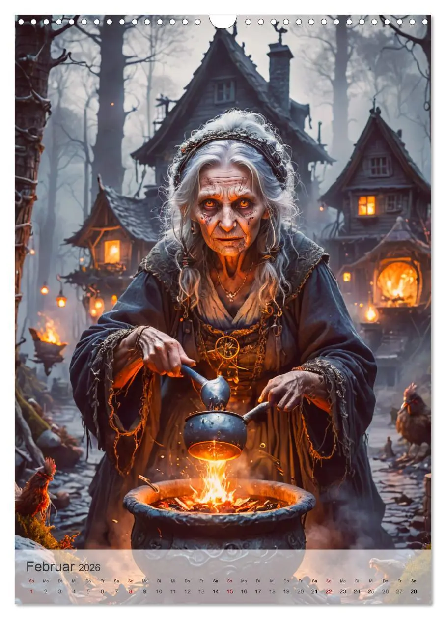 Bild: 9783457942079 | Slawische Mythologie - Götter, Helden und Monster (Wandkalender...