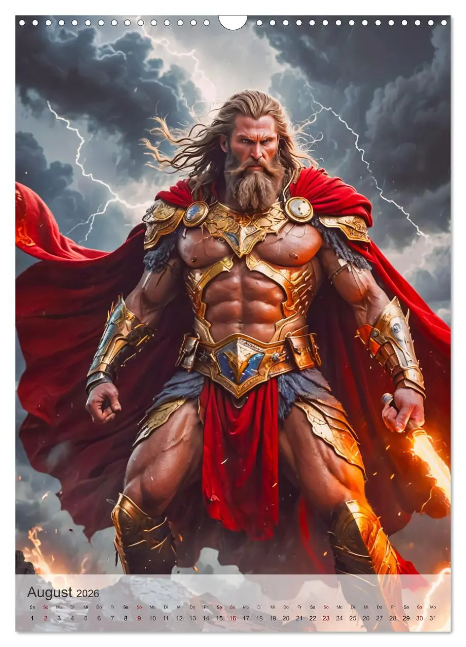 Bild: 9783457942079 | Slawische Mythologie - Götter, Helden und Monster (Wandkalender...