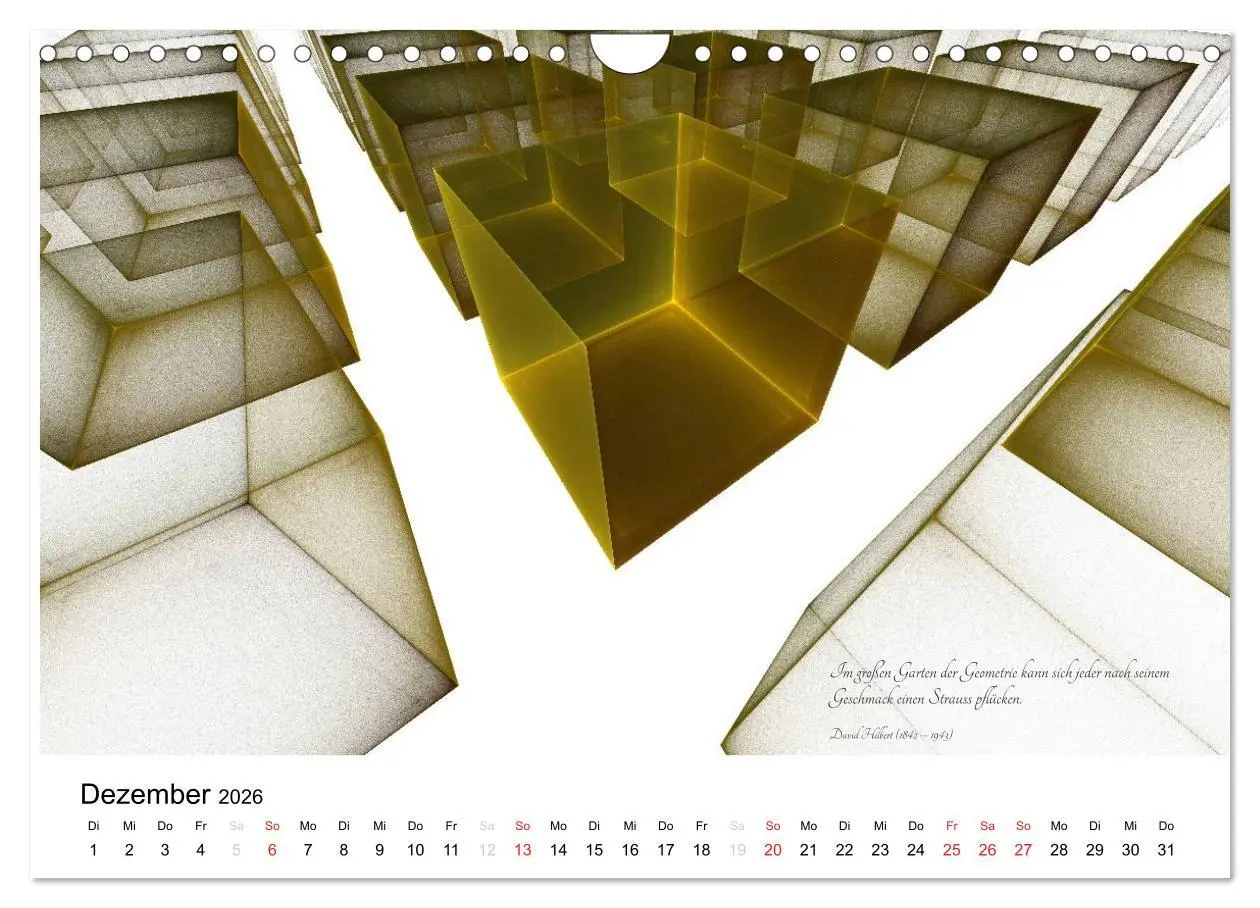 Bild: 9783516032079 | Mathematik - Grafiken und Zitate 2026 (Wandkalender 2026 DIN A4...