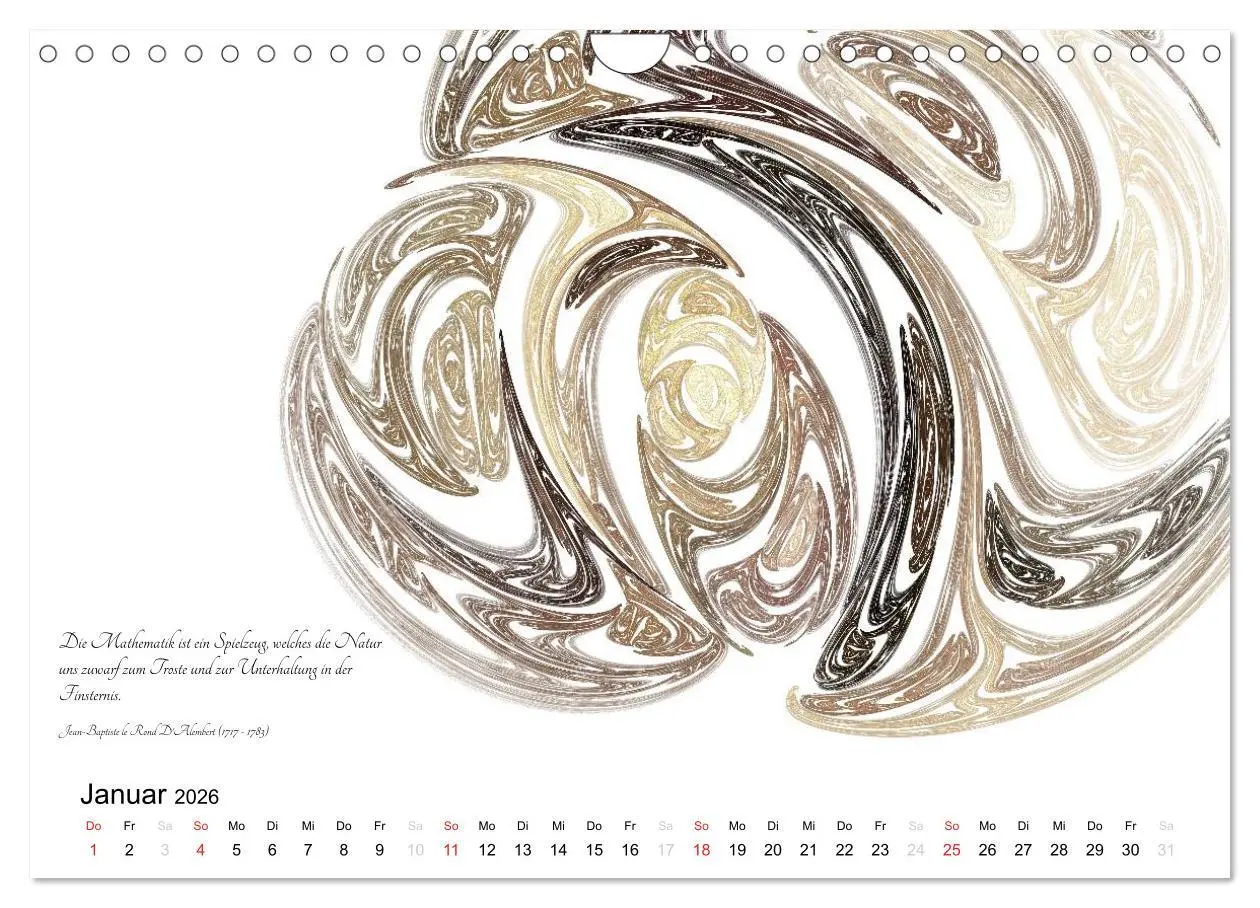 Bild: 9783516032079 | Mathematik - Grafiken und Zitate 2026 (Wandkalender 2026 DIN A4...