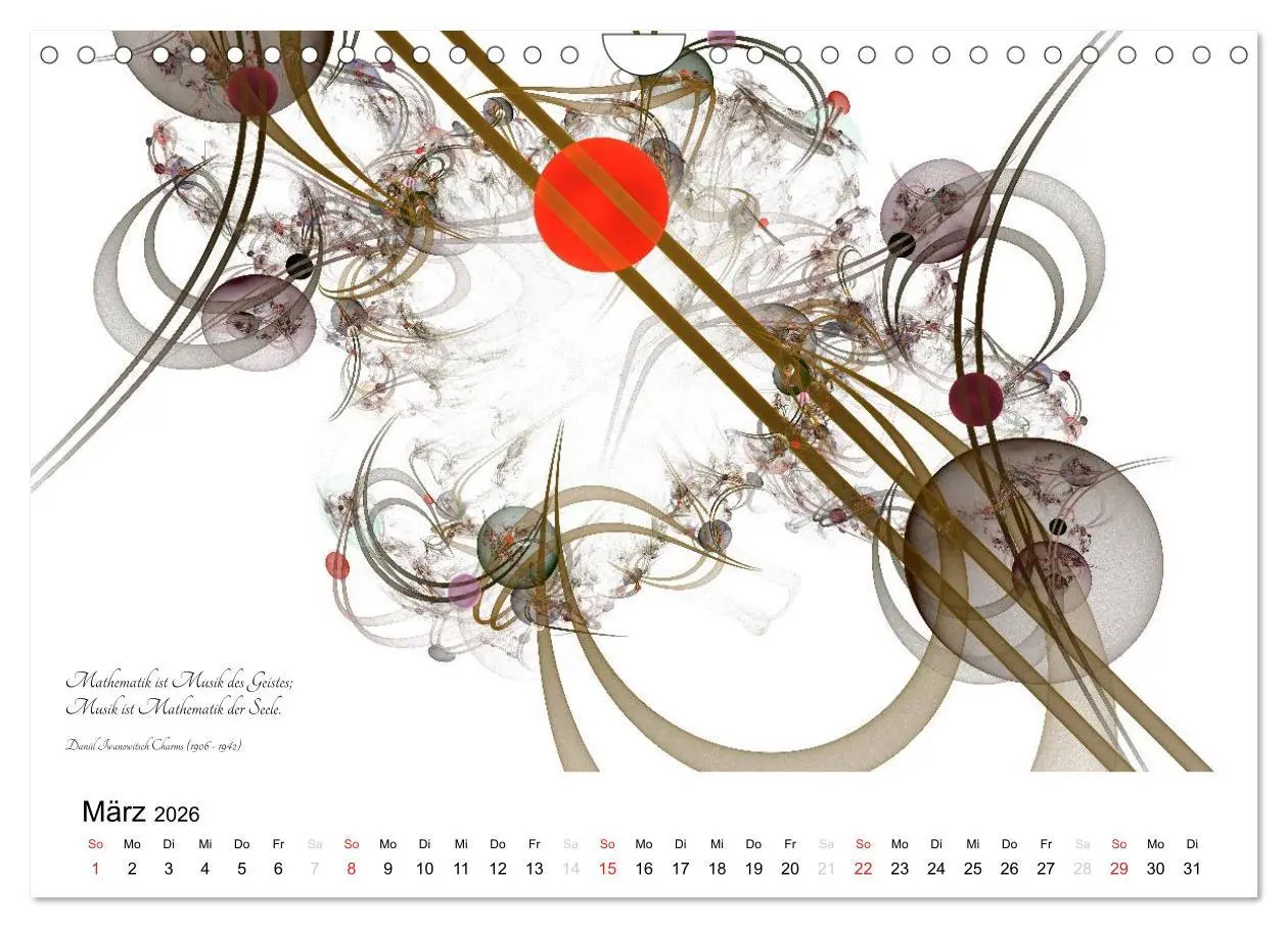 Bild: 9783516032079 | Mathematik - Grafiken und Zitate 2026 (Wandkalender 2026 DIN A4...