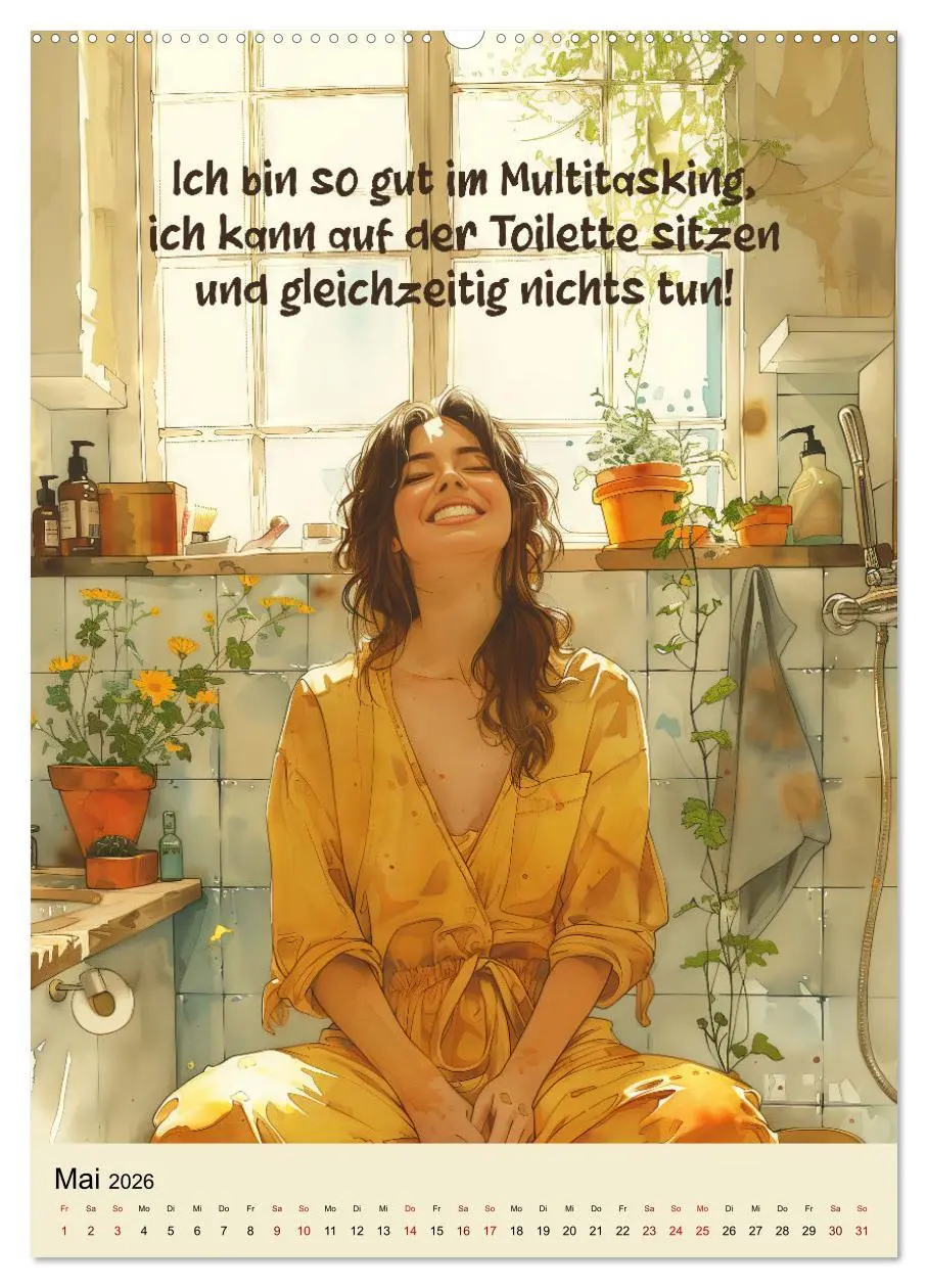 Bild: 9783516272079 | Klosprüche (hochwertiger Premium Wandkalender 2026 DIN A2 hoch),...