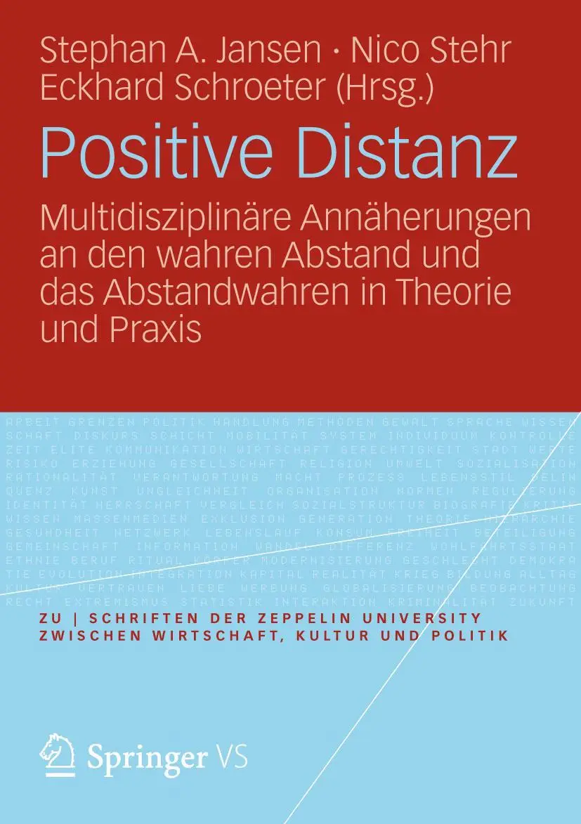 Cover: 9783531192079 | Positive Distanz? | Stephan A. Jansen (u. a.) | Taschenbuch | vi