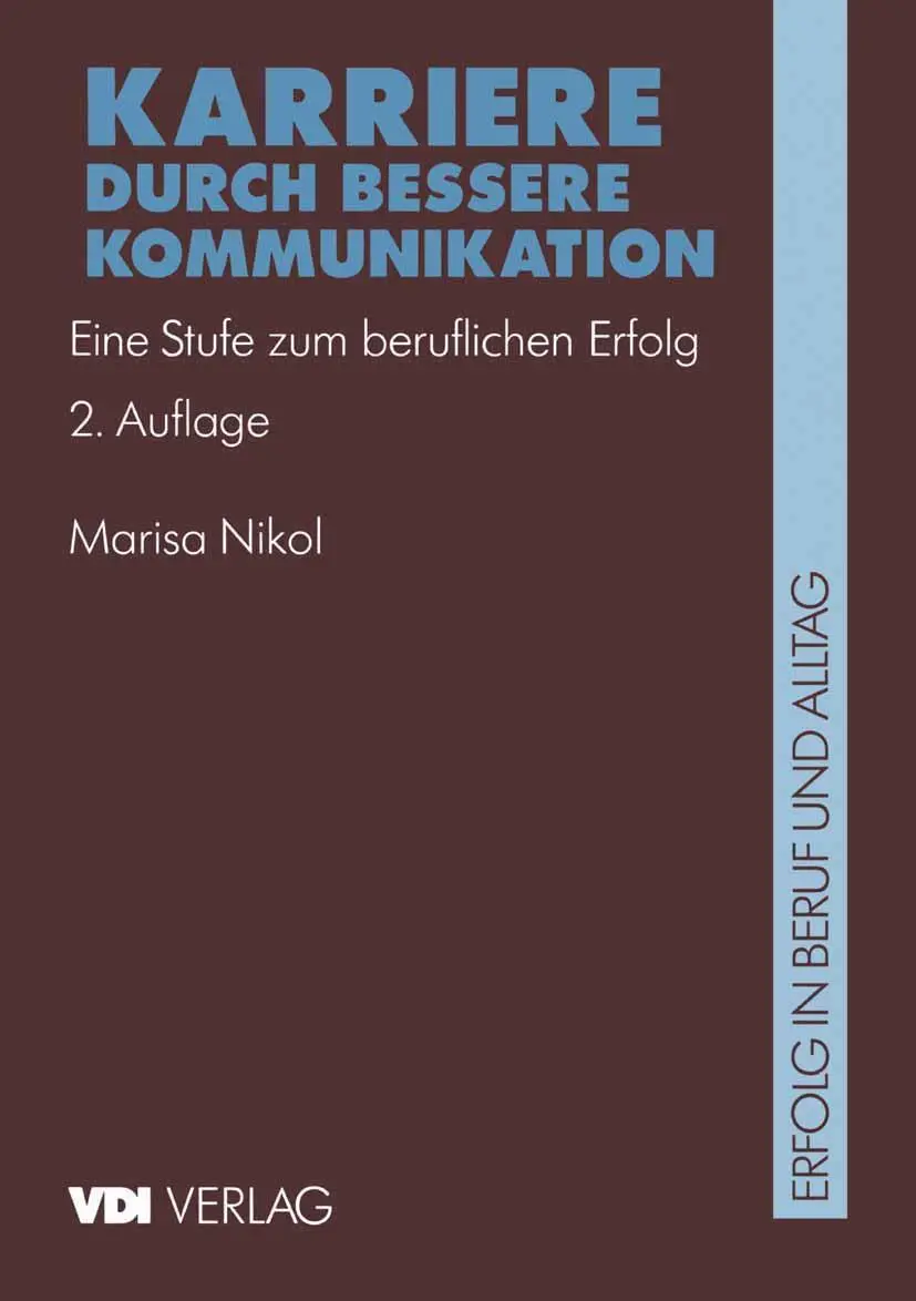 Cover: 9783540622079 | Karriere durch bessere Kommunikation | Marisa Nikol | Taschenbuch