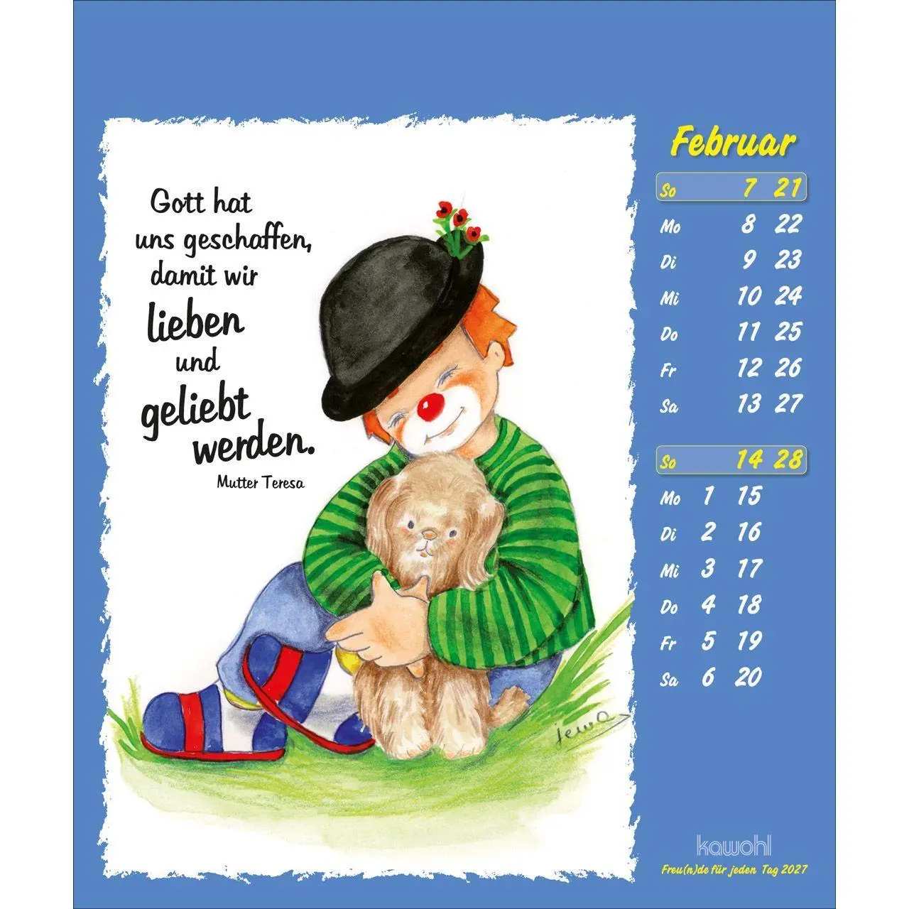 Bild: 9783754872079 | Freu(n)de für jeden Tag 2027 | Maria Conception Sáenz de Cabezón