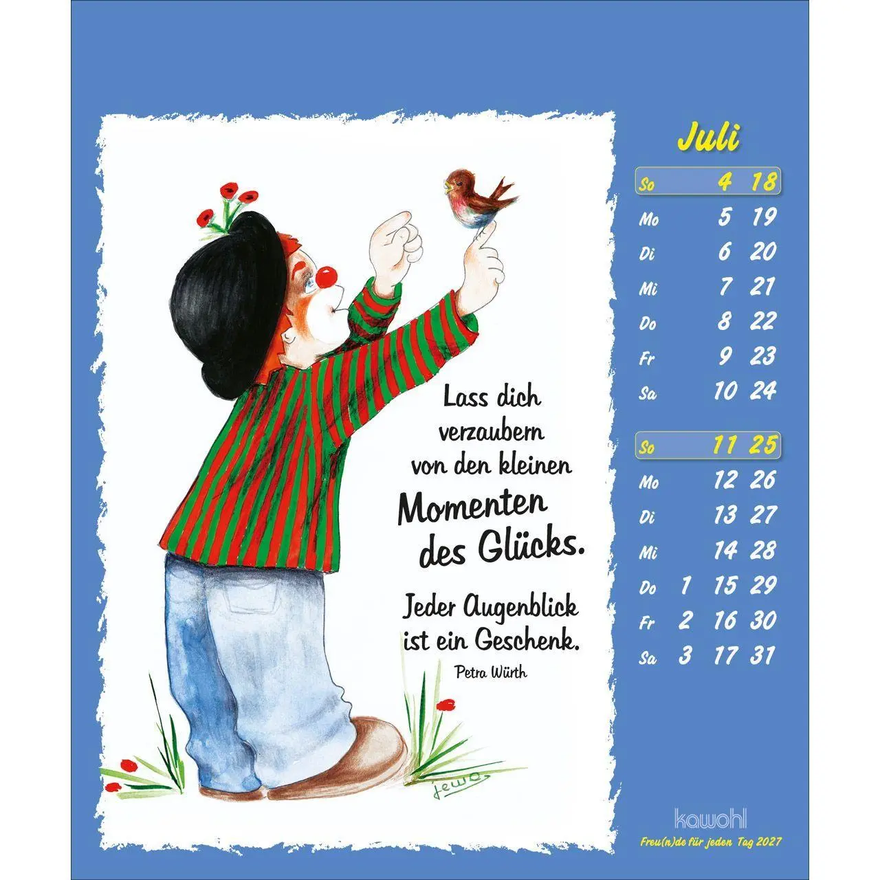 Bild: 9783754872079 | Freu(n)de für jeden Tag 2027 | Maria Conception Sáenz de Cabezón