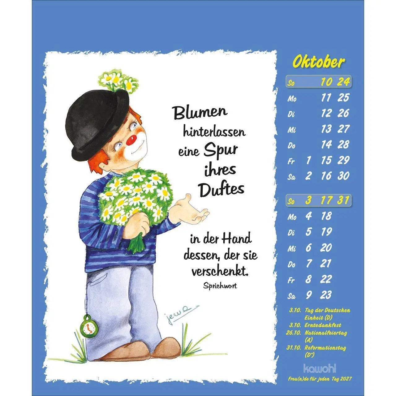 Bild: 9783754872079 | Freu(n)de für jeden Tag 2027 | Maria Conception Sáenz de Cabezón